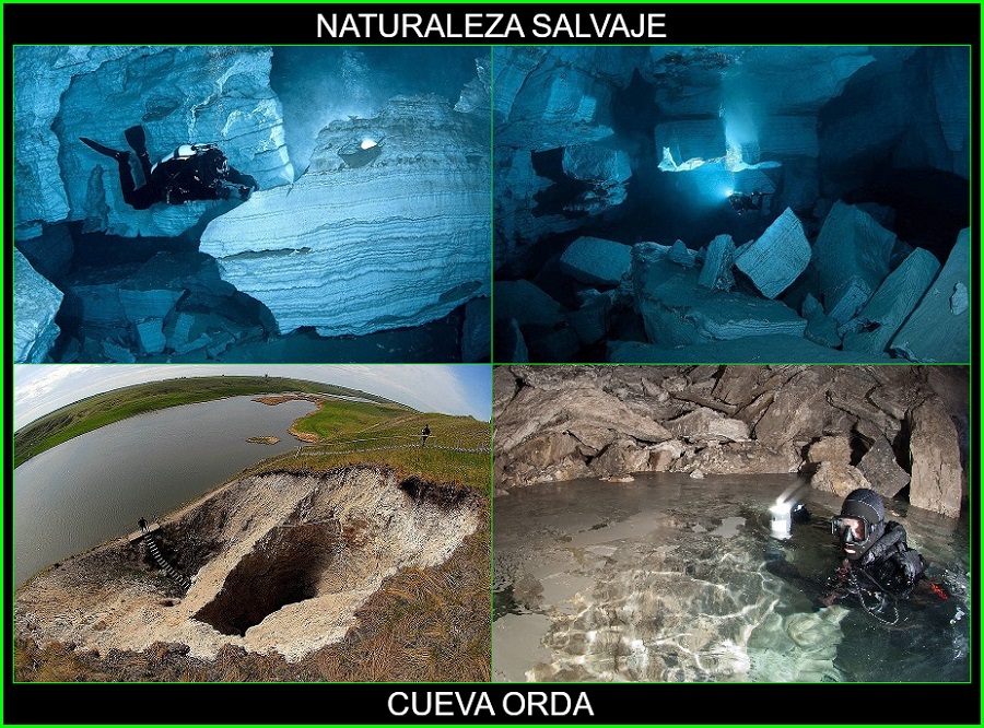Cueva Orda, cueva subacuática más grande de Rusia, cueva de yeso suacuática más grande del mundo, cuevas, naturaleza salvaje