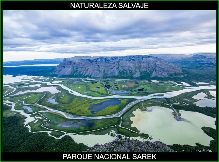 Parque Nacional Sarek, delta del río Rapa lugares más bellos de del mundo, naturaleza salvaje 1