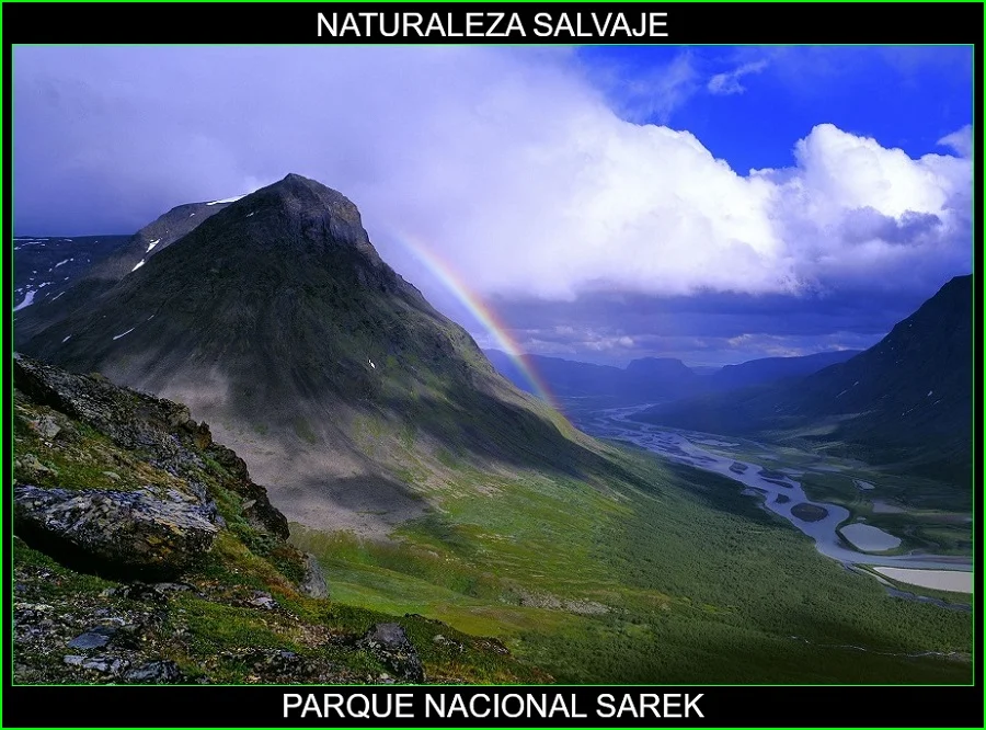 Parque Nacional Sarek, delta del río Rapa lugares más bellos de del mundo, naturaleza salvaje 2