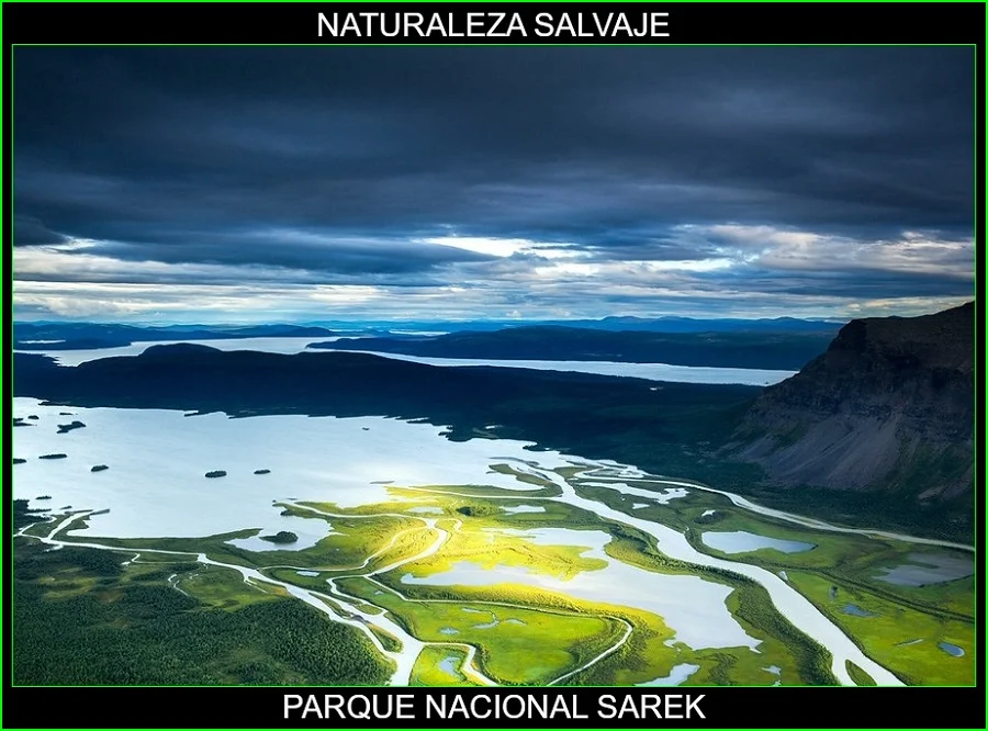 Parque Nacional Sarek, delta del río Rapa lugares más bellos de del mundo, naturaleza salvaje 6