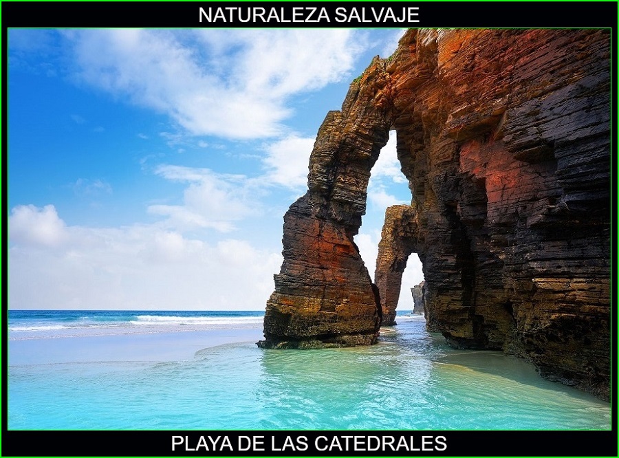Playa de Las Catedrales, playa de Aguas Santas, lugares bonitos de España y Europa, naturaleza 3