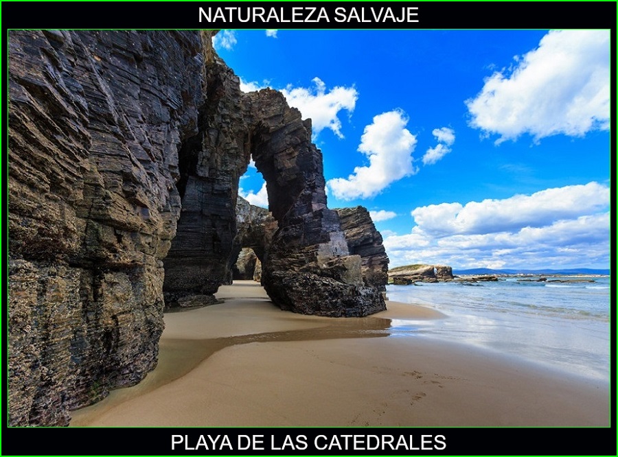 Playa de Las Catedrales, playa de Aguas Santas, lugares bonitos de España y Europa, naturaleza 5