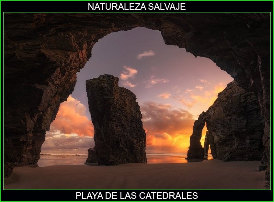 Playa de Las Catedrales, playa de Aguas Santas, lugares bonitos de España y Europa, naturaleza 1